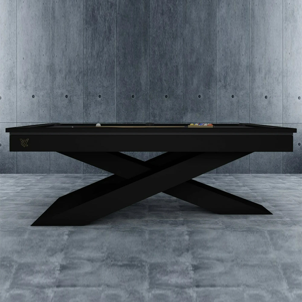 Ultimate Modern Luxury Slate Pool Table | Solid Hardwood | Leather Pockets.