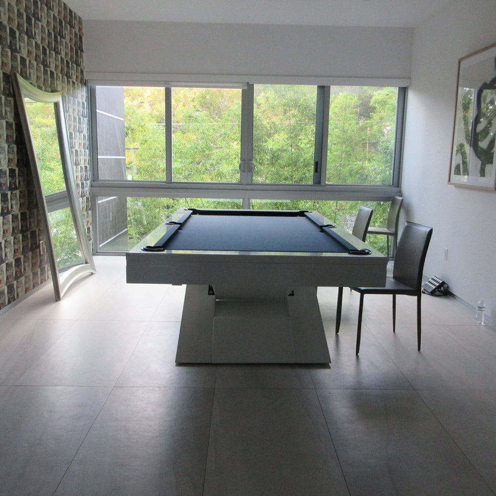 Ultimate Modern Luxury Slate Pool Table | Solid Hardwood | Leather Pockets.