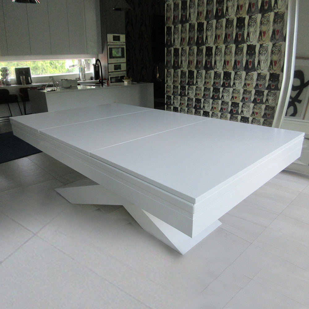 Ultimate Modern Luxury Slate Pool Table | Solid Hardwood | Leather Pockets.
