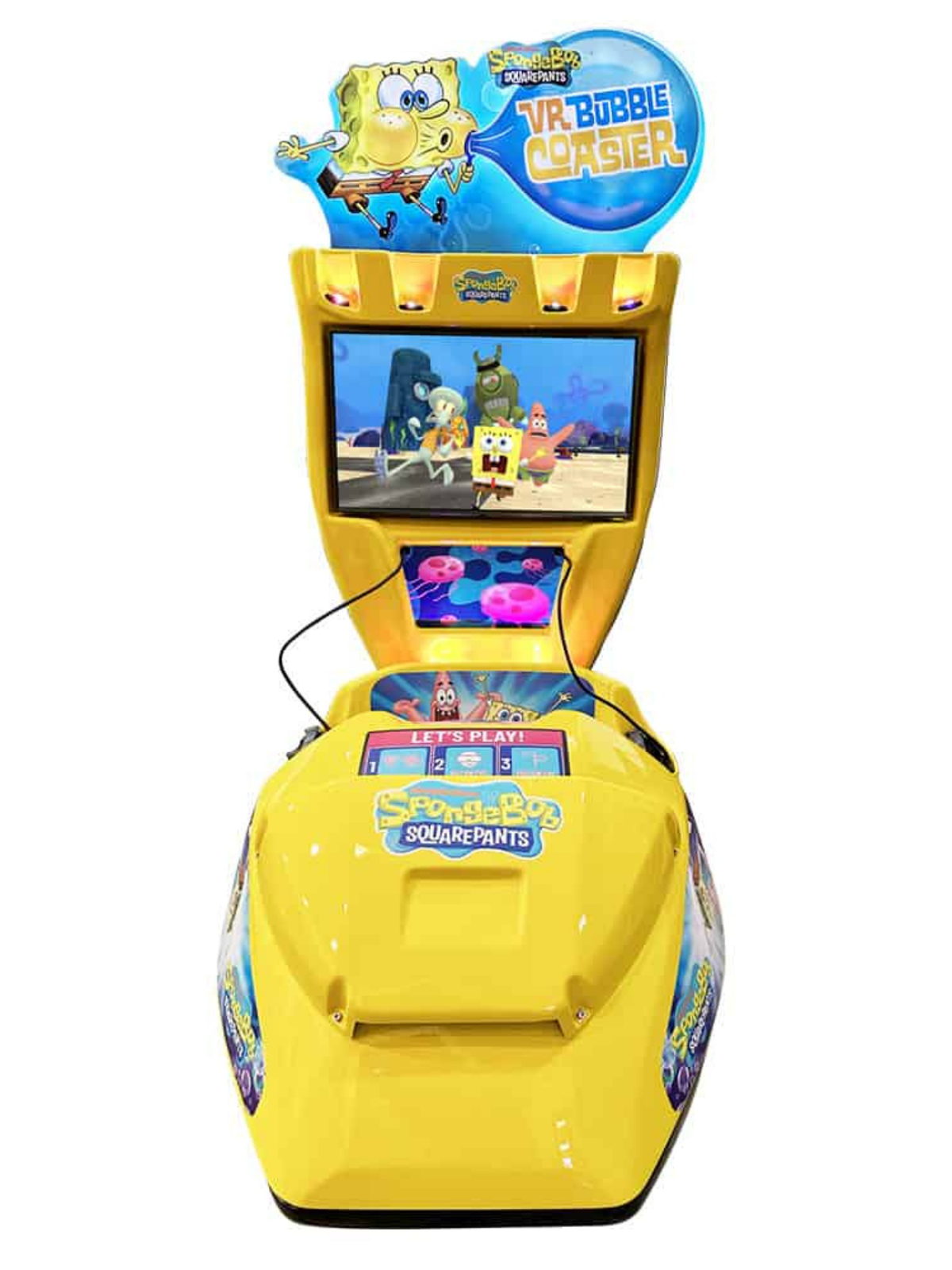 SpongeBob SquarePants VR Bubble Coaster immersive virtual reality ride with interactive family-friendly experience