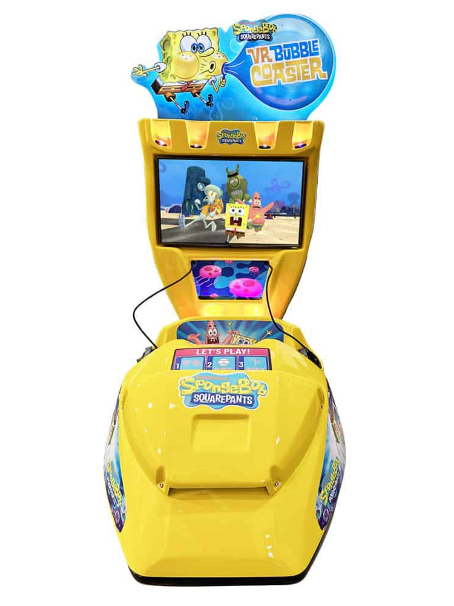 SpongeBob SquarePants VR Bubble Coaster side view
