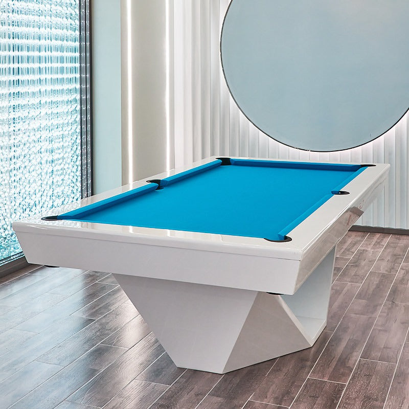 Olics Luxury Slate Pool Table – Modern Minimalist Billiards Table | Solid Hardwood Frame | 3-Piece Precision Slate | Leather Drop Pockets.