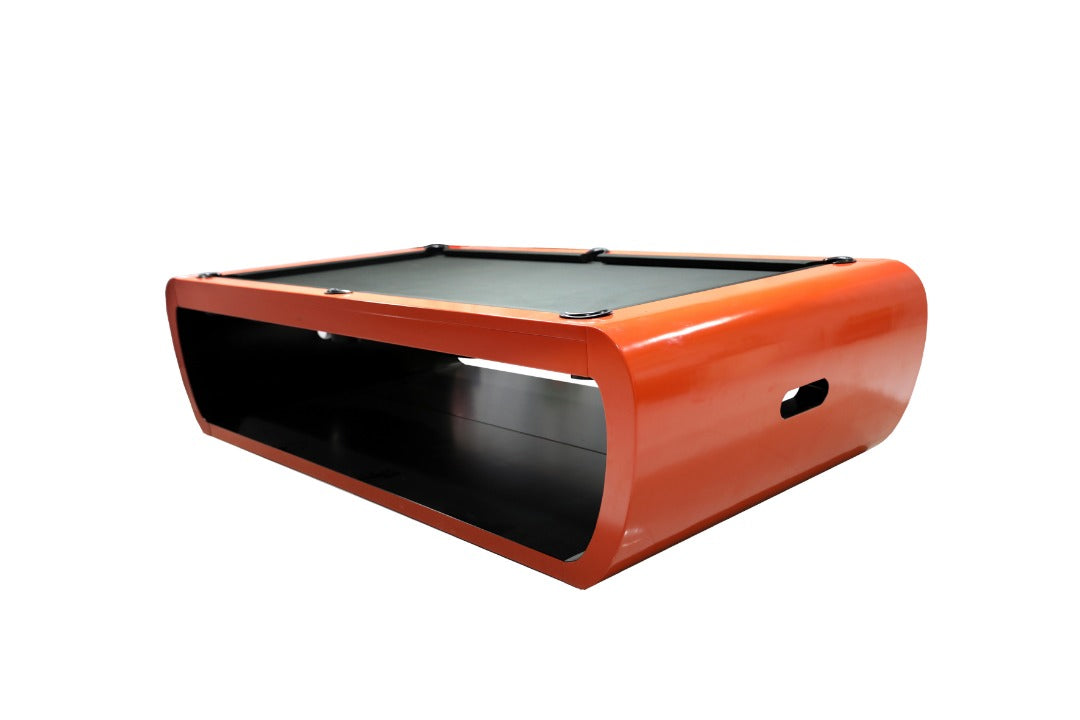 Aldo Luxury Billiards Table – Modern Slate Pool Table | Solid Hardwood Frame | Professional 3-Piece Slate | Leather Drop Pockets | Matte or High-Gloss Finish.