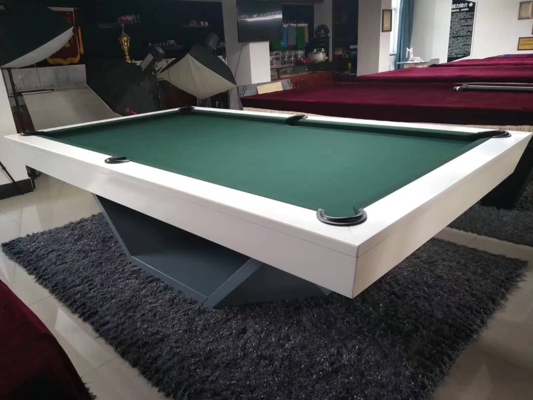 Olics Luxury Slate Pool Table – Modern Minimalist Billiards Table | Solid Hardwood Frame | 3-Piece Precision Slate | Leather Drop Pockets.