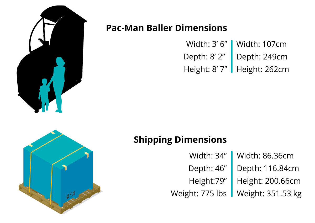Namco Pac-Man Baller Arcade Basketball Game – Moving Basket Challenge | Linkable Multiplayer | Branded Basketballs | High-Quality Sound.