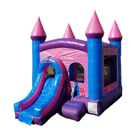 Crossover Pink Bounce House and Slide Combo