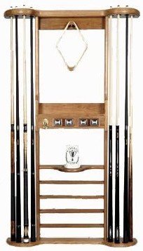 8 Cue 5' Wall Cue Rack by Berner Billiards by Berner Billiards - Billiard Accessories