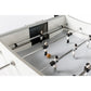 Deluxe White Blanc Foosball Table by René Pierre