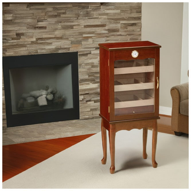 600 Cigar Count Storage Bronze Mahogany Cigar Humidor Cabinet – Belmont.