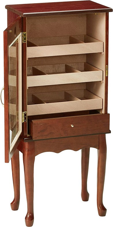 600 Cigar Count Storage Bronze Mahogany Cigar Humidor Cabinet – Belmont.
