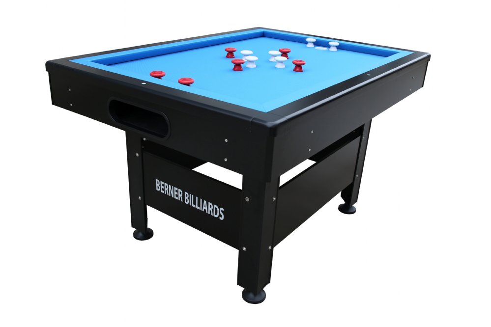 The Orlando Outdoor Bumper Pool Table in Black (Non-Slate) by Berner Billiards.