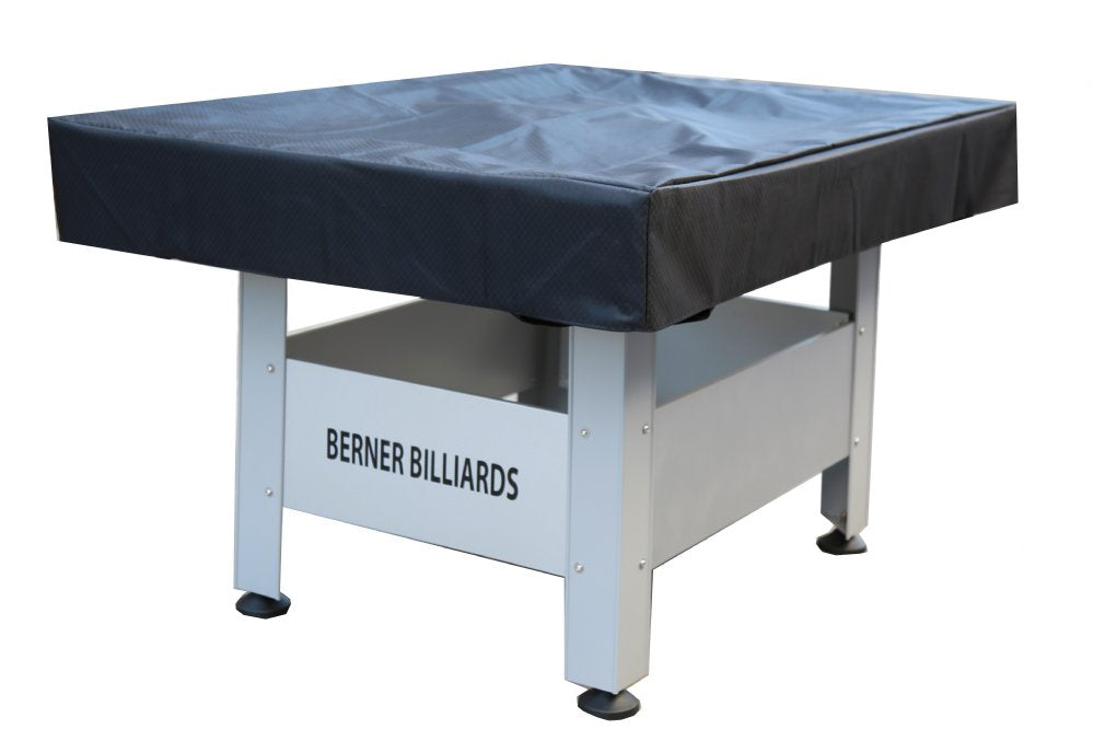 The Orlando Outdoor Bumper Pool Table in Black (Non-Slate) by Berner Billiards.