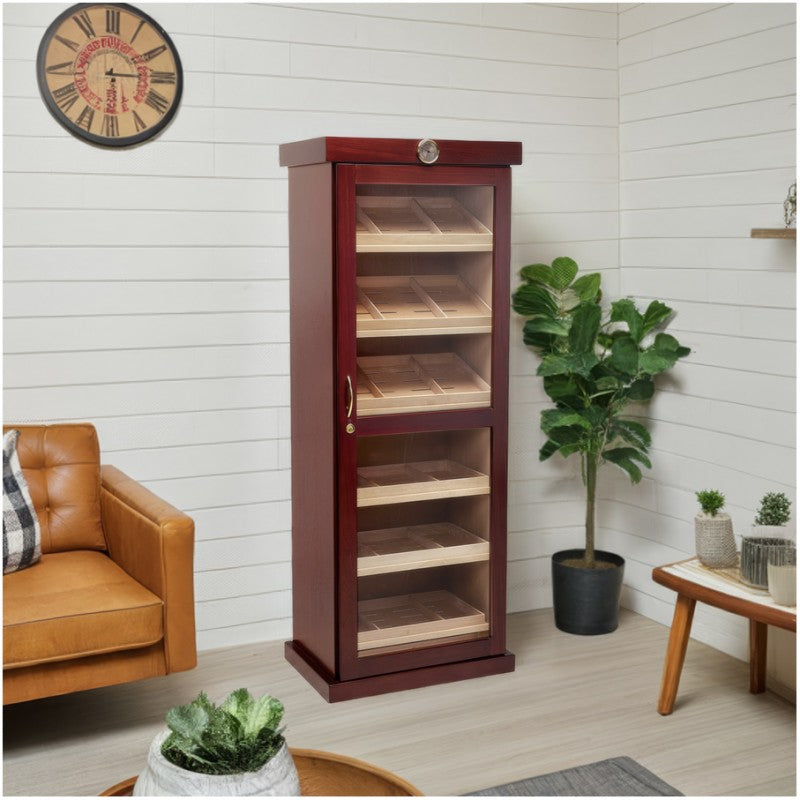 2000 Cigar Storage Cherry Wood Cigar Humidor Cabinet – Barbatus.