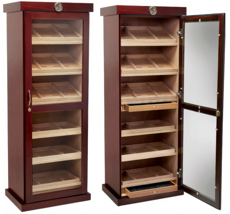 2000 Cigar Storage Cherry Wood Cigar Humidor Cabinet – Barbatus.