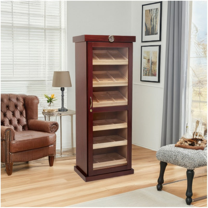 2000 Cigar Storage Cherry Wood Cigar Humidor Cabinet – Barbatus.