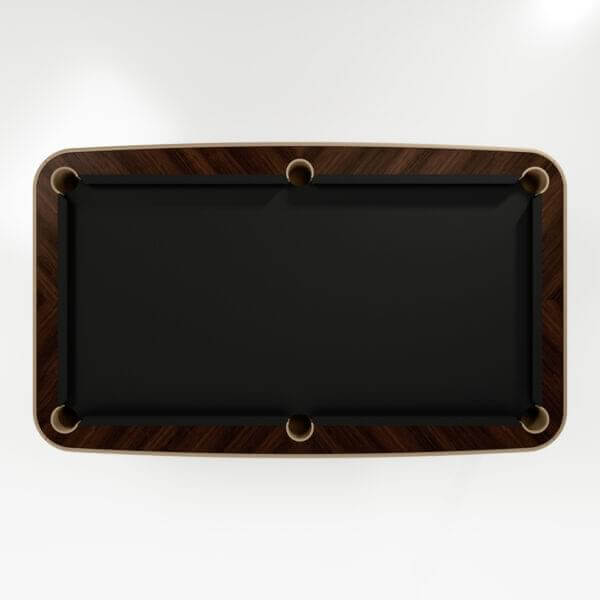 Morris Luxury Leather Pool Table – Handmade in California | Fully Leather-Wrapped | Professional Slate Billiards Table | Simonis Cloth | Custom Finishes &amp; Drop Pockets.