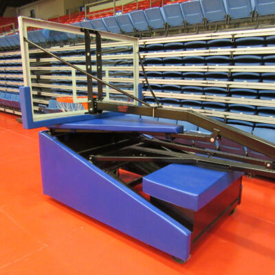 Storm™ Portable Basketball Hoop – Adjustable Indoor Gym System with Variable Overhang & Pro Backboard Options.