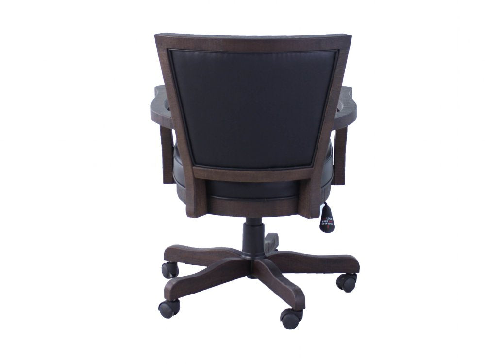 "The Weathered" Office & Game Solid Wood Chair by Berner Billiards