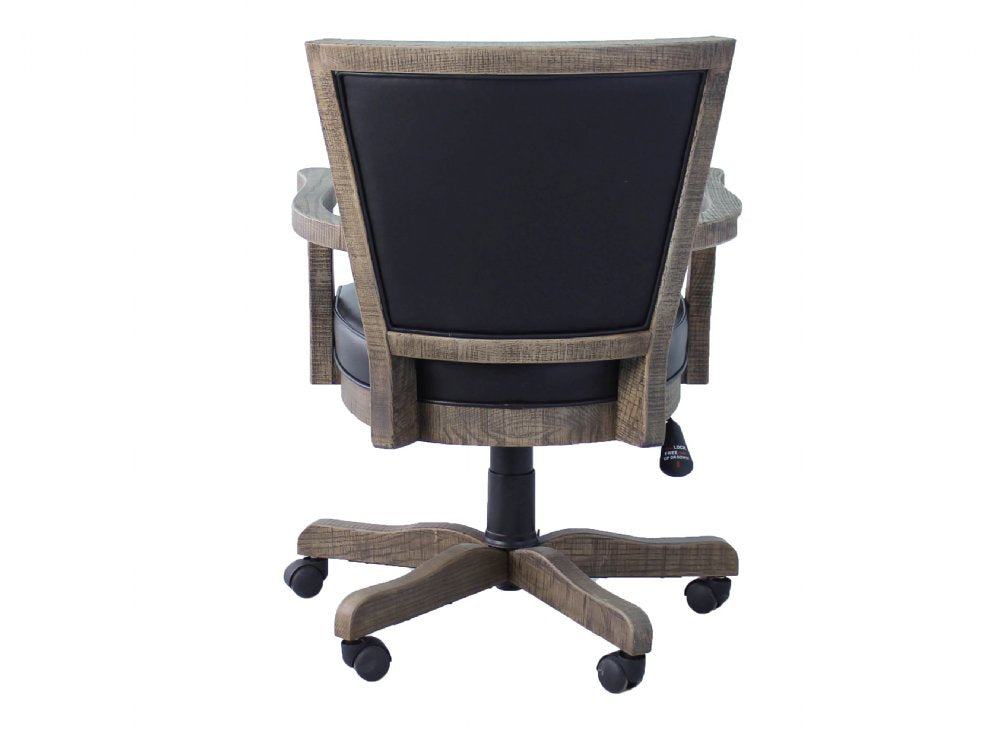 "The Weathered" Office & Game Solid Wood Chair by Berner Billiards