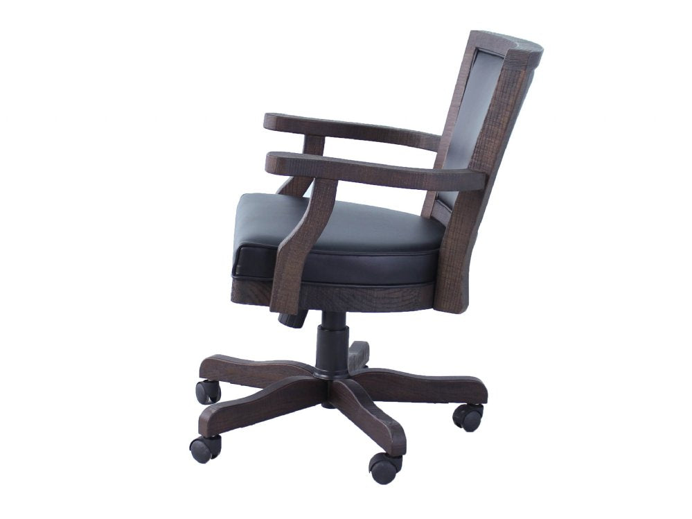 "The Weathered" Office & Game Solid Wood Chair by Berner Billiards