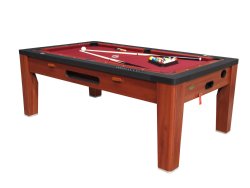 6-in-1 Multi-Game Dining Table &amp; Accessories by Berner Billiards.
