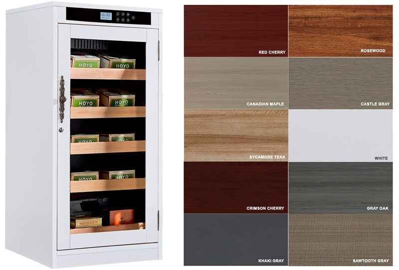 1250 Cigar Count Custom Finish Electric Cigar Humidor – Redford Lite Series.