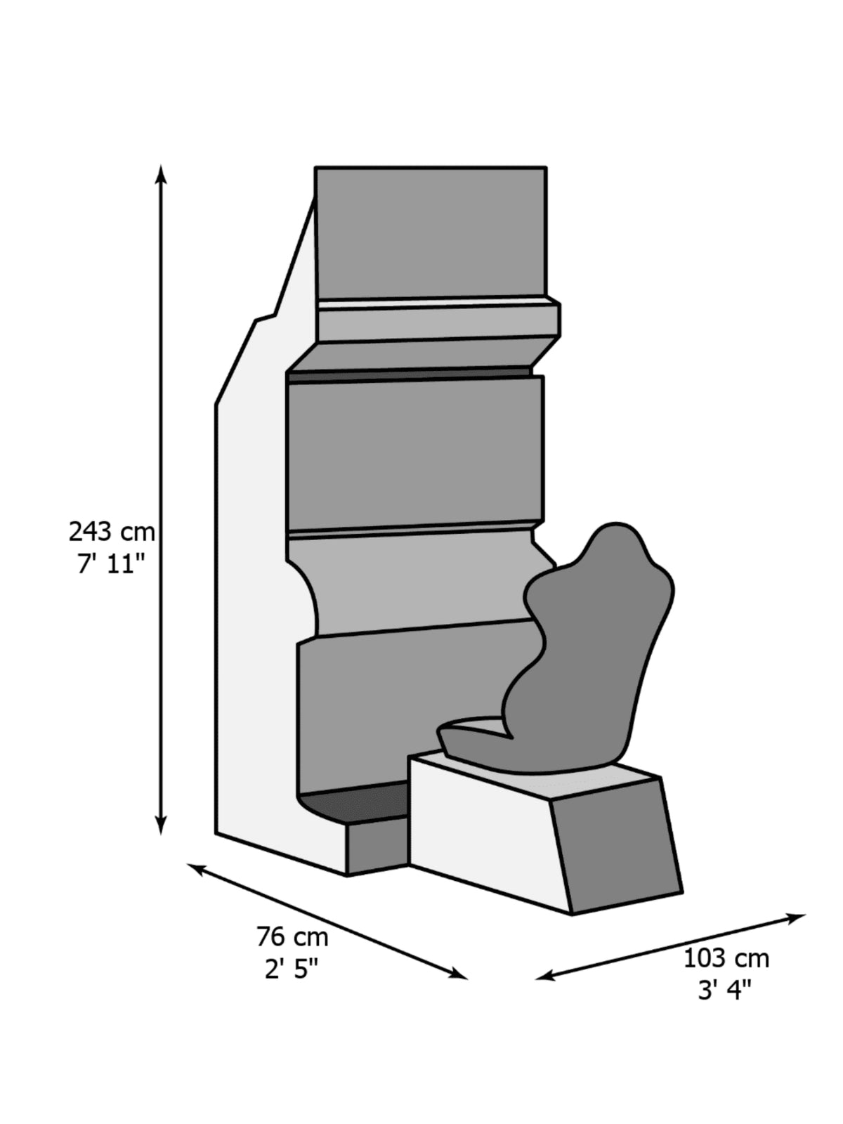 Namco Dead Heat Unleashed arcade game with 43-inch HD screen, 4-player linkable street racing, and LED-lit cabinet.