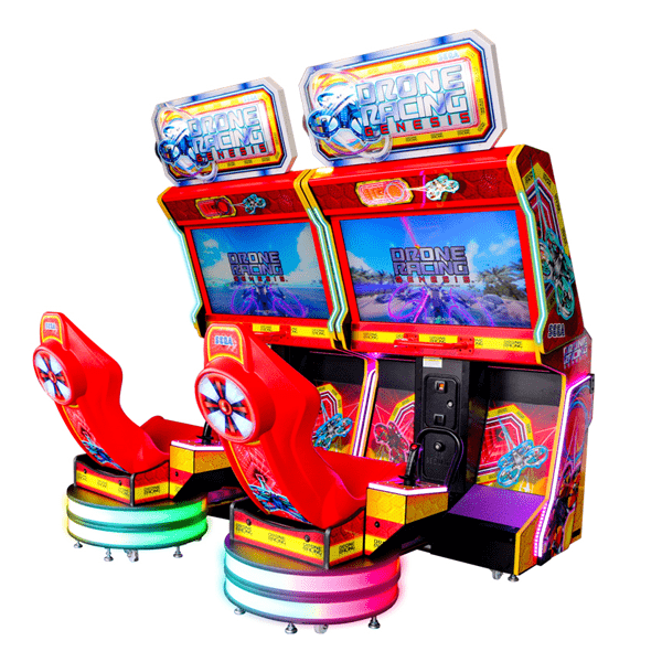 Drone Racing Genesis cabinet side view