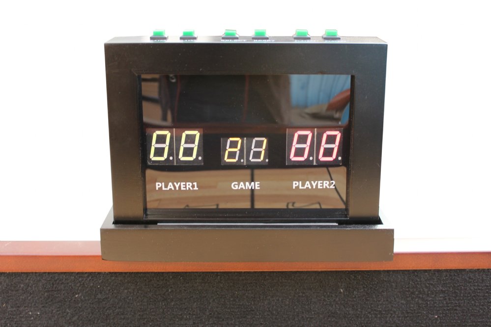 2-Player Electronic Score Board by Berner Billiards.