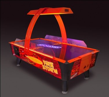 Fire Storm Home 8' Air Hockey Table by Valley Dynamo.