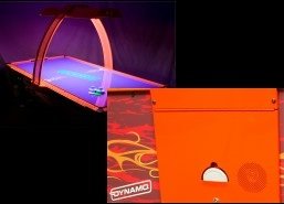 Fire Storm Home 8&#39; Air Hockey Table by Valley Dynamo.