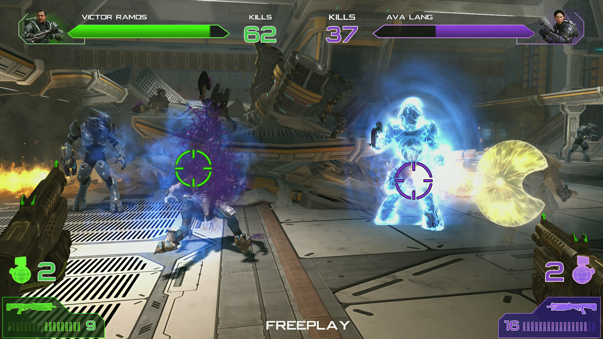 Halo: Fireteam Raven – 2 Player Environmental Arcade Machine | Immersive Co-op Sci-Fi Shooter | 55&quot; HD Display | Raw Thrills, Play Mechanix &amp; Microsoft | 6 Missions.