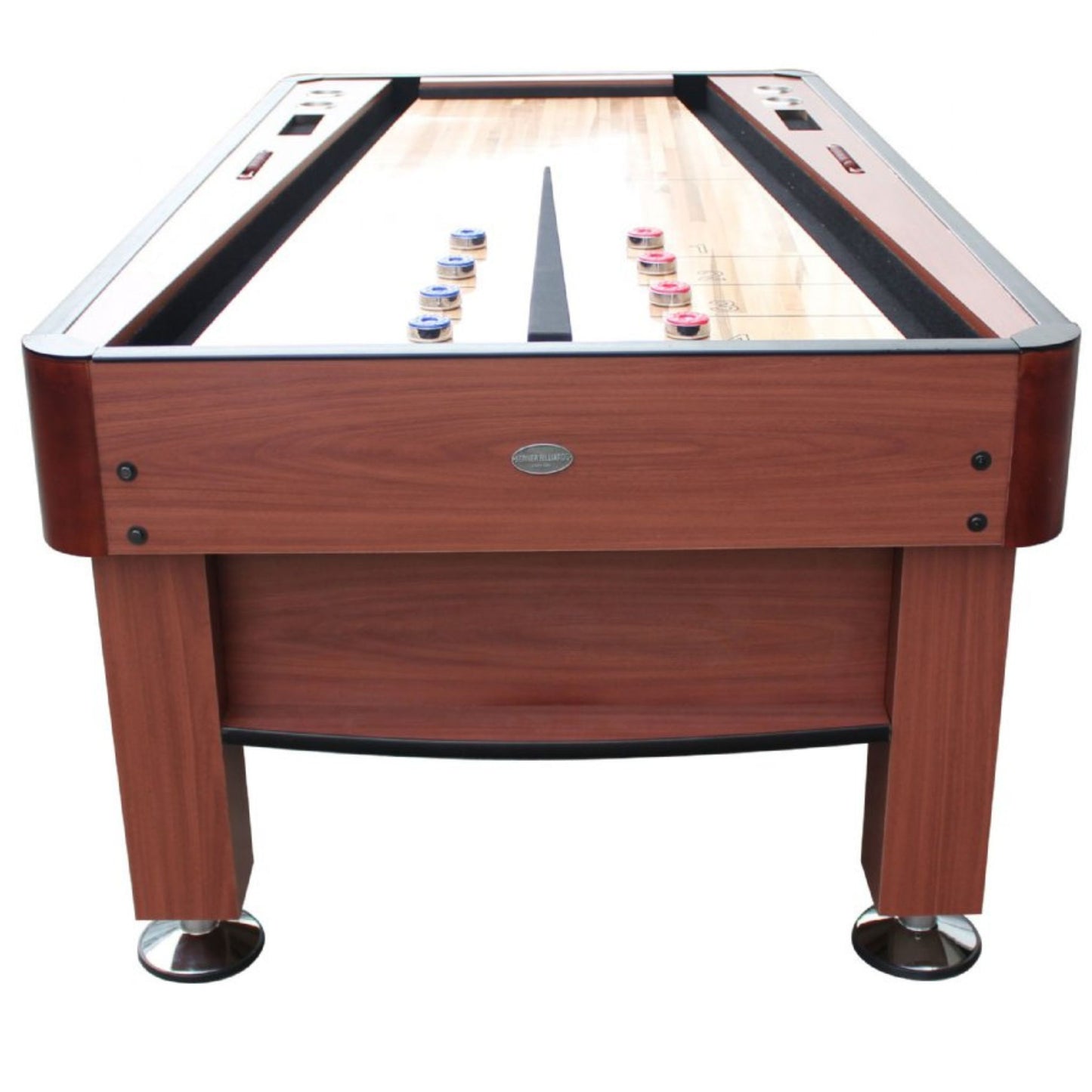 "The Rebound" 7ft Shuffleboard Table by Berner Billiards in Cherry - Planet Game Rooms