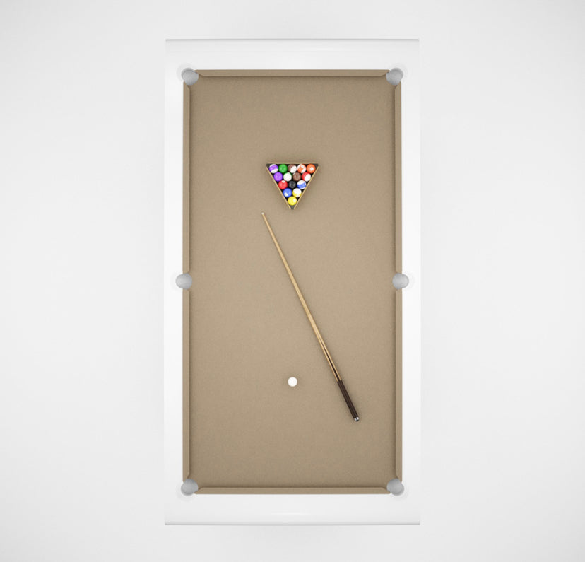 Sofia Modern Luxury Billiards Table – Contemporary Slate Pool Table | Solid Hardwood Frame | 3-Piece Precision Slate | Leather Drop Pockets | Matte or High-Gloss Finish.