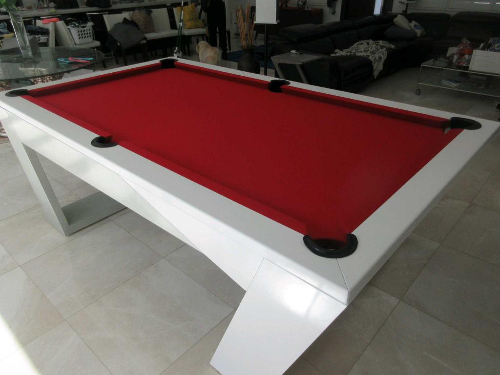 Valenti Luxury Billiards Table – Modern Minimalist Pool Table | Hand-Rubbed Lacquer Finish | Tuscany Leather Drop Pockets | Customizable Design.