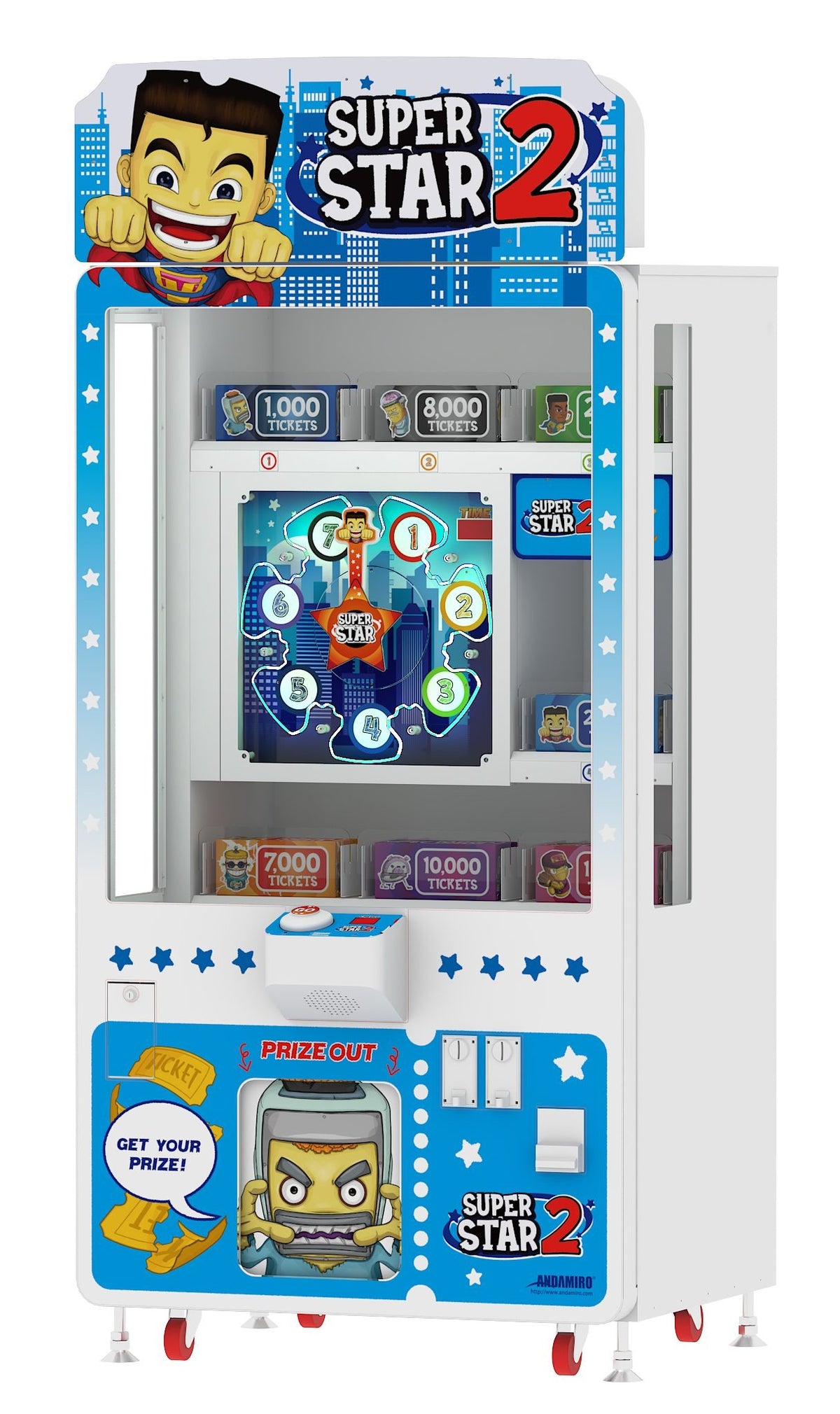 SuperStar2 – Prize Merchandiser | Skill-Based Vending Game | Ticket Redemption Ready