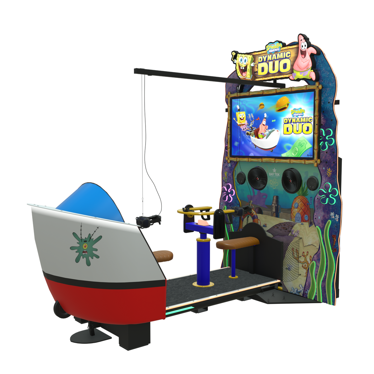 SpongeBob SquarePants VR: Dynamic Duo | 2-Player Attendant-Free Virtual Reality Arcade Game