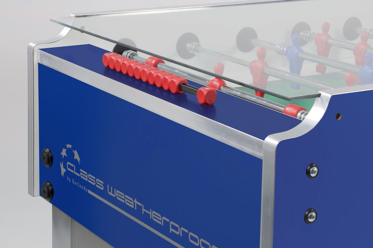 Garlando Class Weatherproof / Outdoor Glass Top Foosball Table
