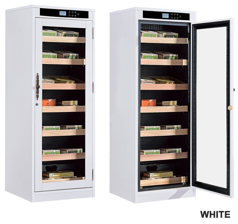 2000 Cigar Count Custom Finish Electric Cigar Humidor Cabinet – Remington Lite Series.