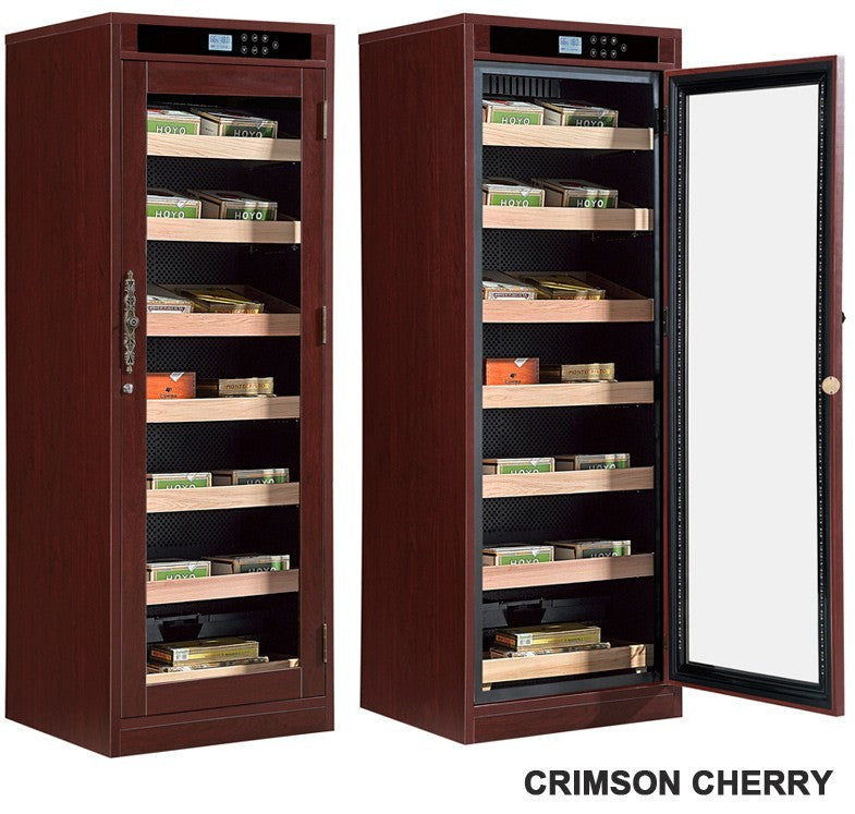 2000 Cigar Count Custom Finish Electric Cigar Humidor Cabinet – Remington Lite Series.