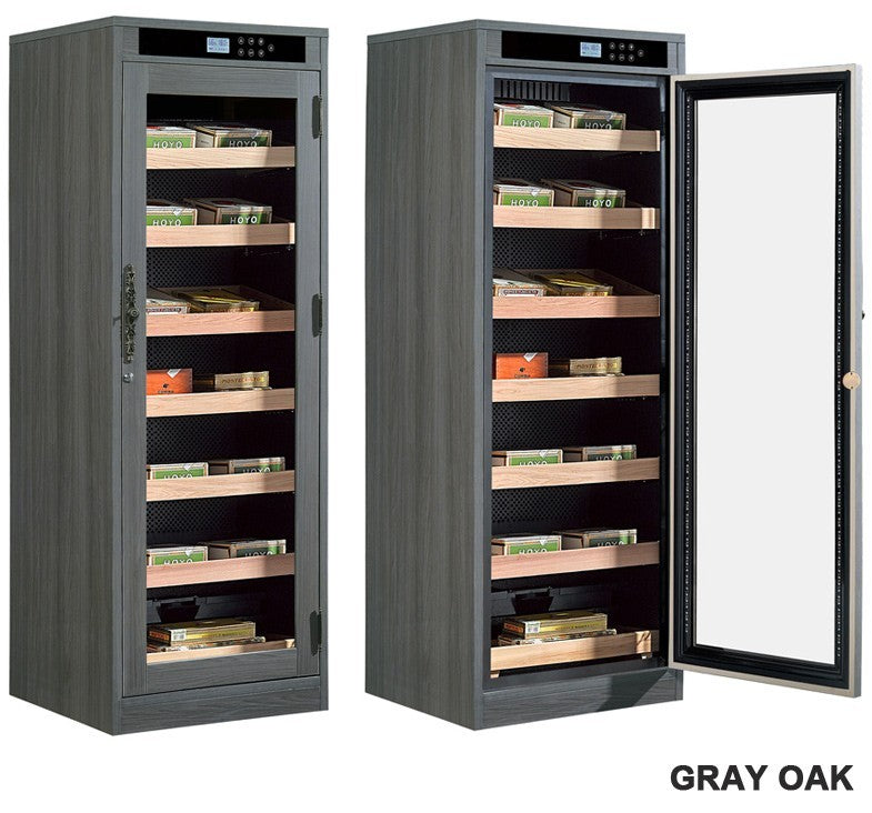 2000 Cigar Count Custom Finish Electric Cigar Humidor Cabinet – Remington Lite Series.