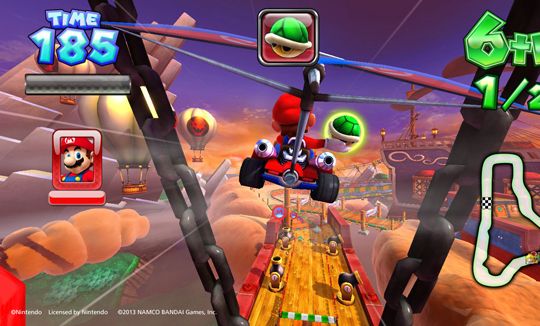 Mario Kart GP DX Arcade Driving Game by Namco – 4 Player Linkable Racing | 42&quot; HD Monitor | Rainbow LED Cabinet | Grand Prix, Versus &amp; Co-Op Modes.