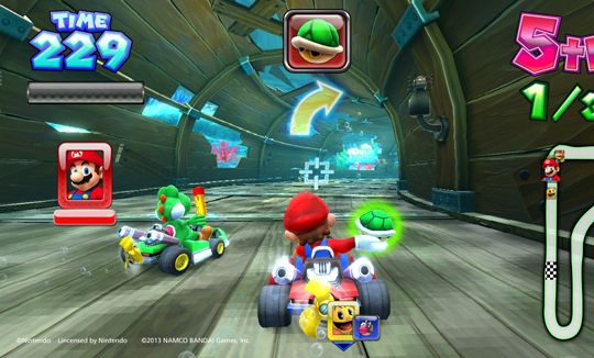 Mario Kart GP DX Arcade Driving Game by Namco – 4 Player Linkable Racing | 42&quot; HD Monitor | Rainbow LED Cabinet | Grand Prix, Versus &amp; Co-Op Modes.