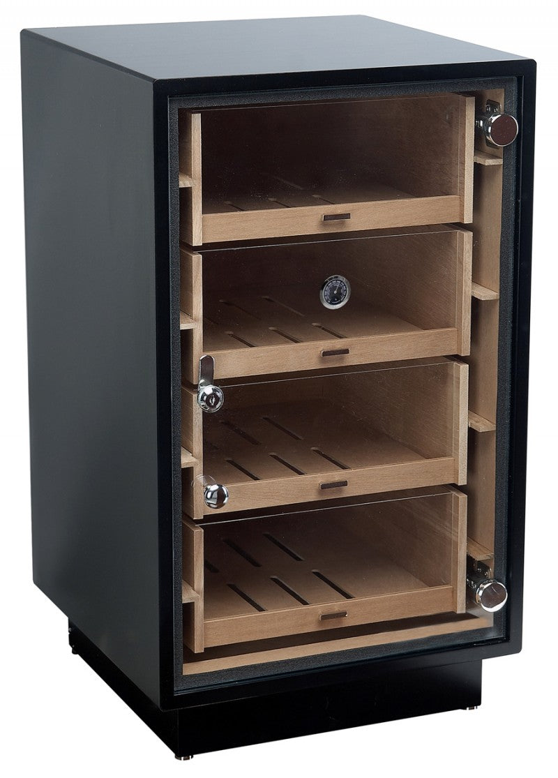 250 Cigar Storage Humidor Upright Countertop Glass Cigar Display Cabinet – Manchester.