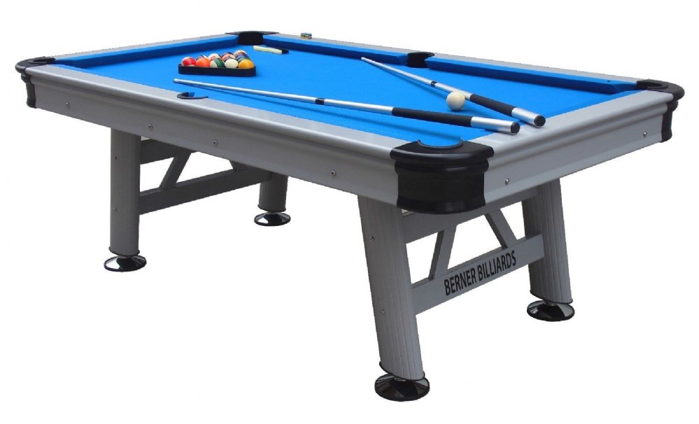 Florida Orlando Outdoor Pool Table by Berner Billiards.
