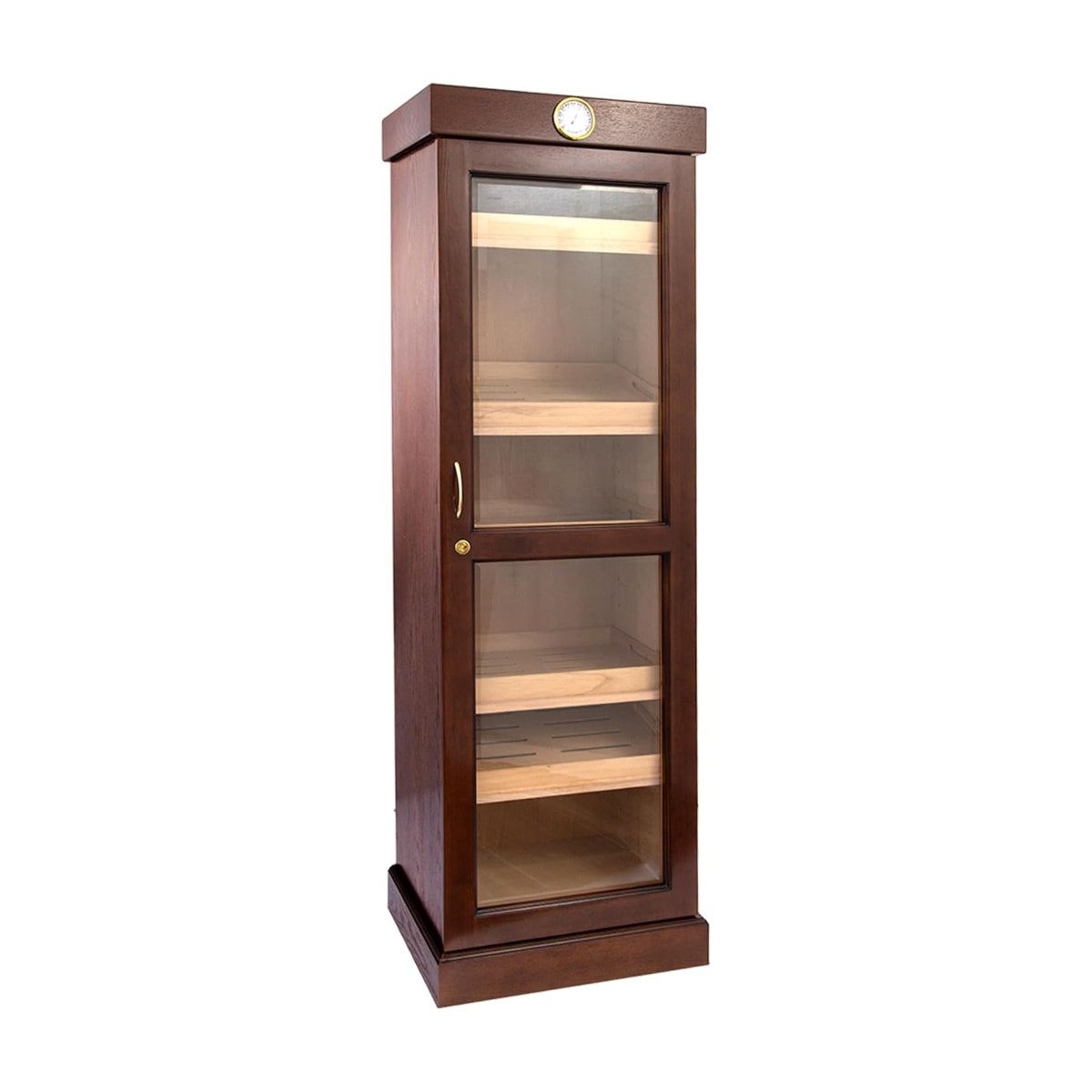 Humidor Supreme tower display humidor with drawers, holds up to 3000 cigars for premium cigar storage
