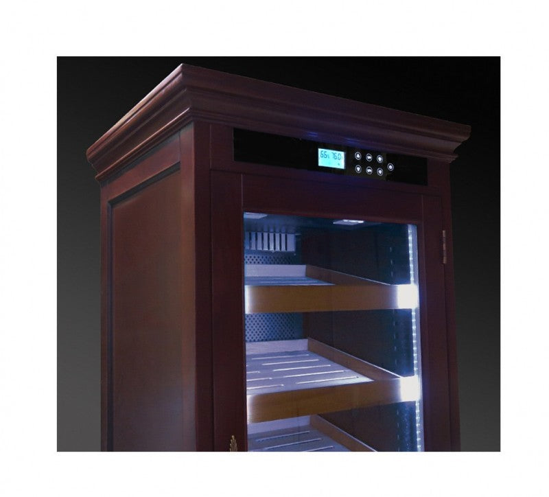 2000 Cigar Count Custom Finish Electric Cigar Humidor Cabinet – Remington Lite Series.