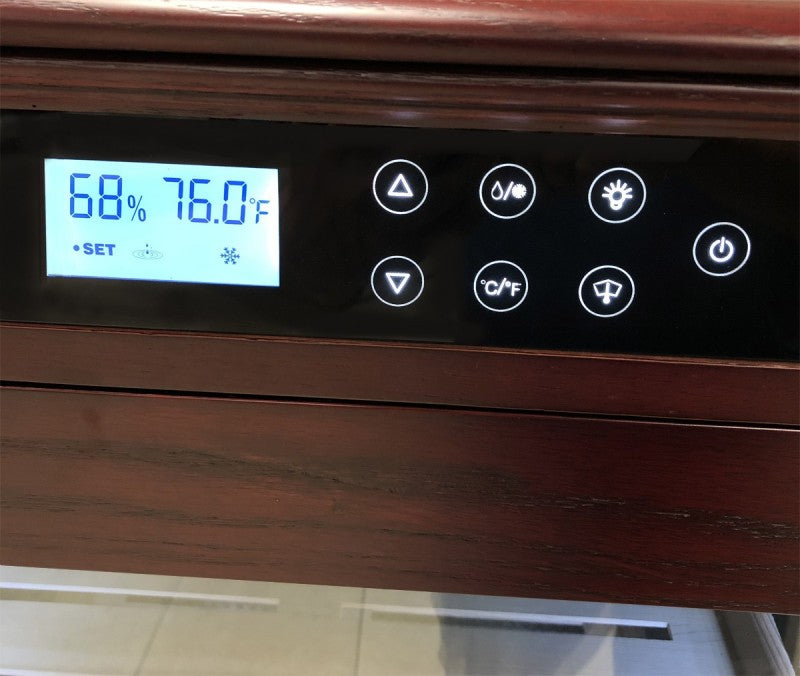 2000 Cigar Count Custom Finish Electric Cigar Humidor Cabinet – Remington Lite Series.