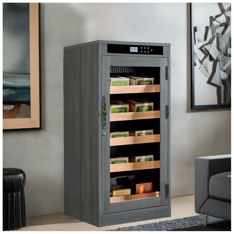 1250 Cigar Count Custom Finish Electric Cigar Humidor – Redford Lite Series.
