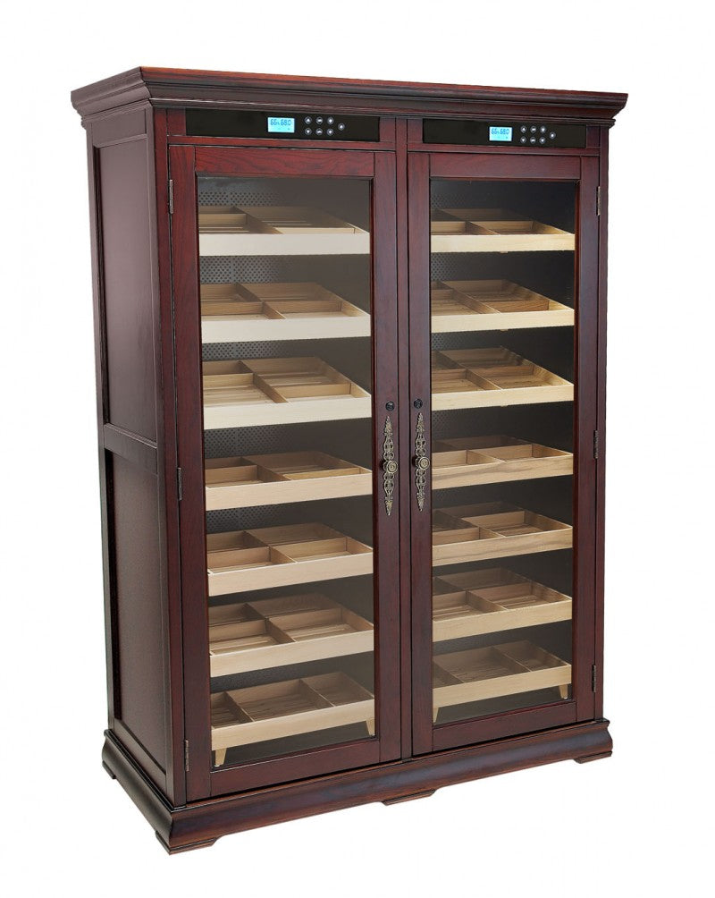 4000 Cigar Dark Cherry Electric Cigar Cabinet Humidor - Reagan.